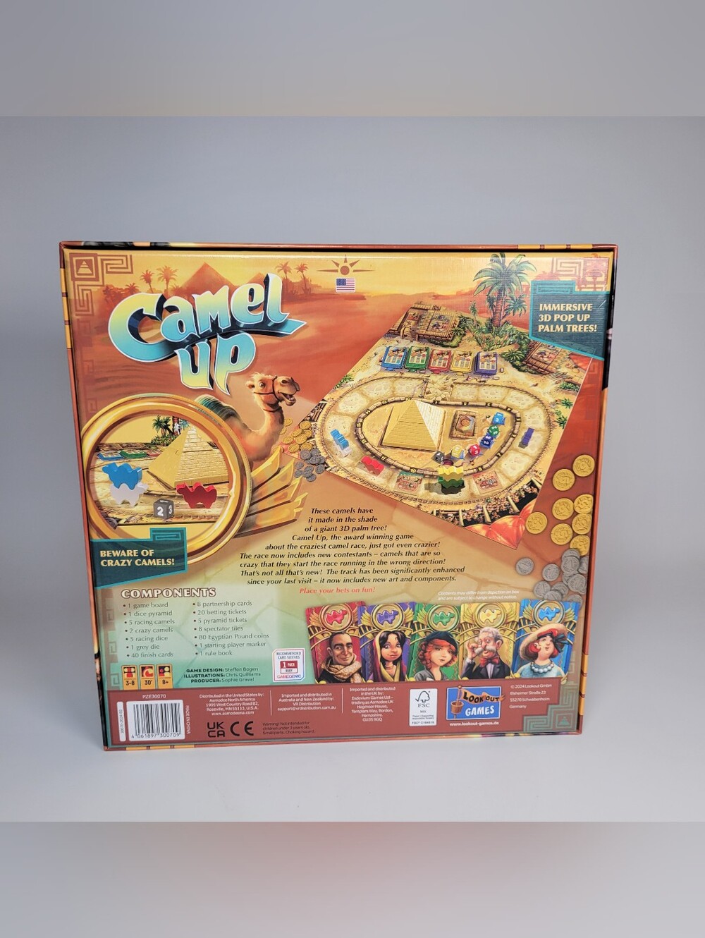 Camel Up 2.0 Board Game 2nd Edition 2024 Look Out Games 100% COMPLETE - Picture 2 of 11